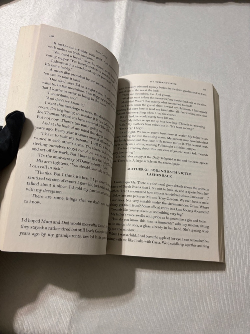 My Husband's Wife by Jane Corry — Red & Green Paperback Novel - Picture 9 of 11